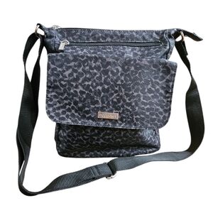 Baggallini Gray Patterned Crossbody Bag